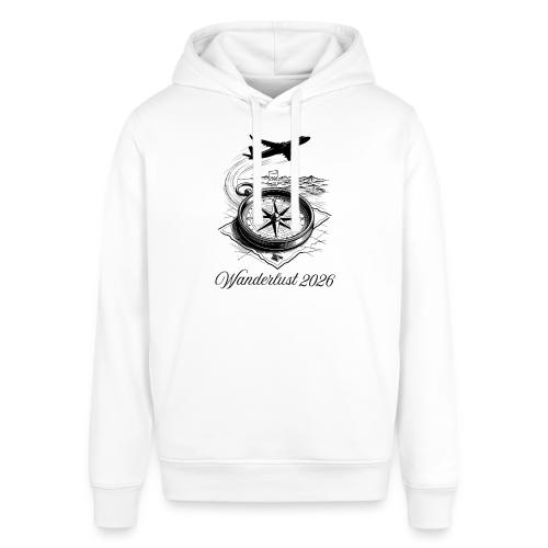 Wanderlust 2026 T-Shirt | Minimalist Travel Plane - Stanley/Stella Sounder Side Pocket Hoodie