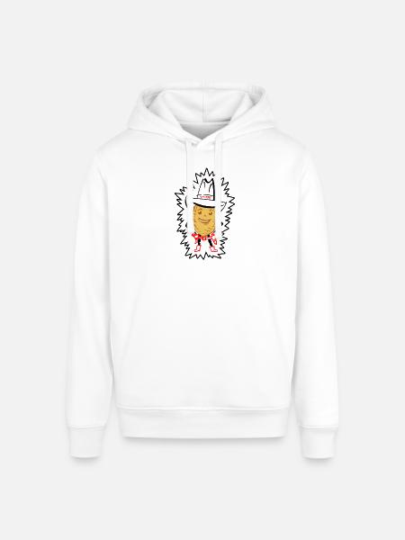 Slim Chipley - Stanley/Stella Sounder Side Pocket Hoodie - white