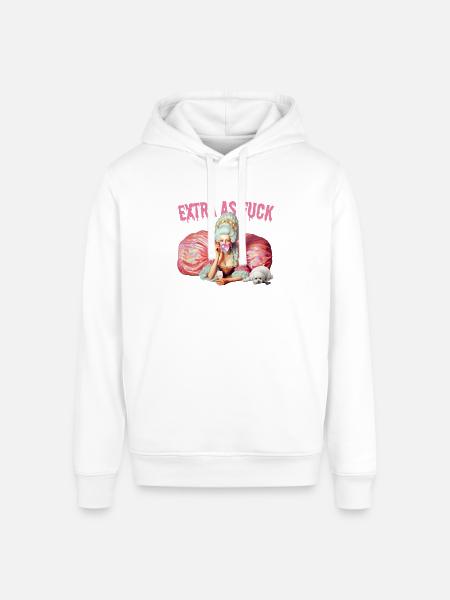 Rococo Bubblegum Queen - Stanley/Stella Sounder Side Pocket Hoodie - white
