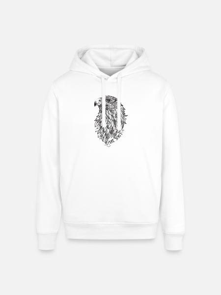 EAGLE Pure Spirit - Stanley/Stella Sounder Side Pocket Hoodie - white
