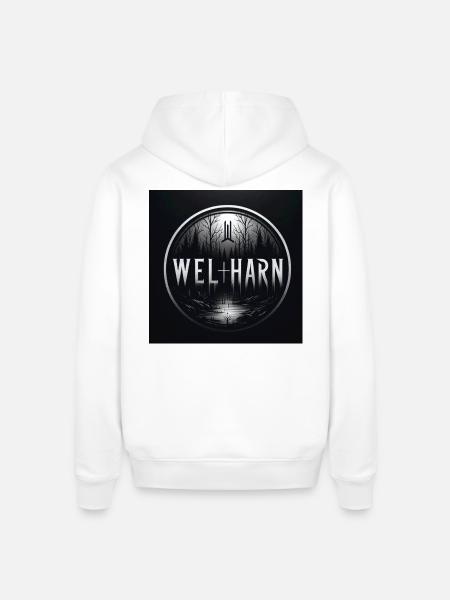 Valharn - Stanley/Stella Sounder Side Pocket Hoodie - white