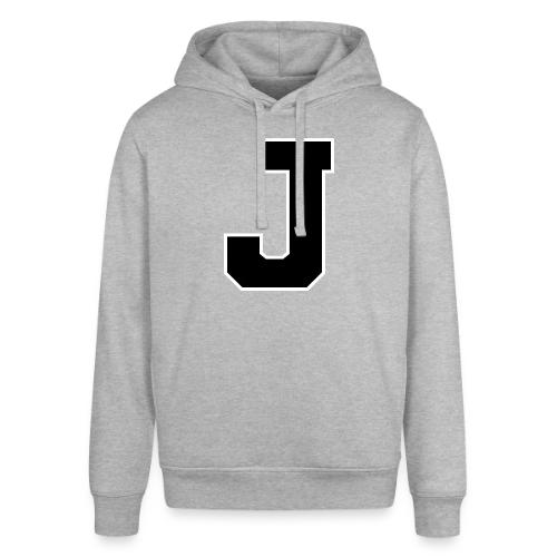 Varsity Letter J Athletic Alphabet Graphic - Stanley/Stella Sounder Side Pocket Hoodie