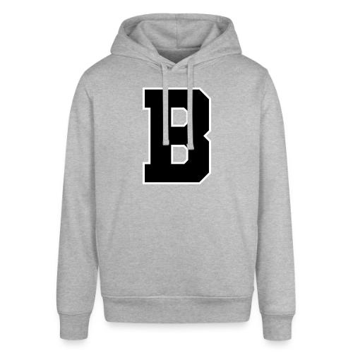 Varsity Letter B Athletic Alphabet Graphic - Stanley/Stella Sounder Side Pocket Hoodie