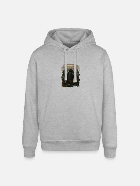 Prehistoric National Park - Giant Sloths - Stanley/Stella Sounder Side Pocket Hoodie - heather gray