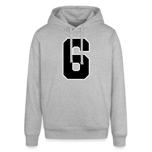 Varsity Number 6 Sports Font - Stanley/Stella Sounder Side Pocket Hoodie