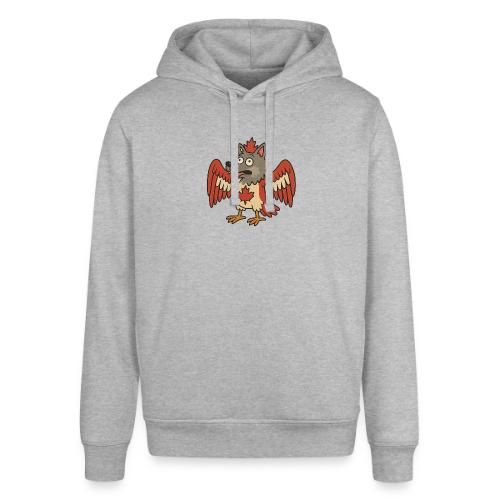 Maple-Mad Wolfbird – Quirky Canadian Creature - Stanley/Stella Sounder Side Pocket Hoodie