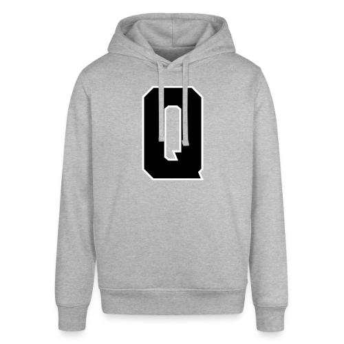 Varsity Letter Q Collegiate Font Graphic - Stanley/Stella Sounder Side Pocket Hoodie