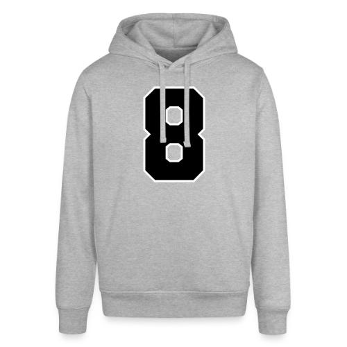 Varsity Number 8 College Style - Stanley/Stella Sounder Side Pocket Hoodie