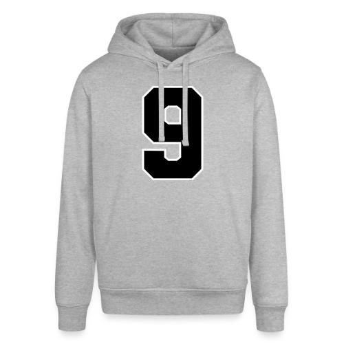 Varsity Number 9 Athletic Font - Stanley/Stella Sounder Side Pocket Hoodie