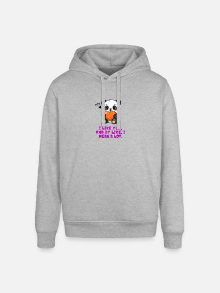 Liking Somebody - Stanley/Stella Sounder Side Pocket Hoodie - heather gray