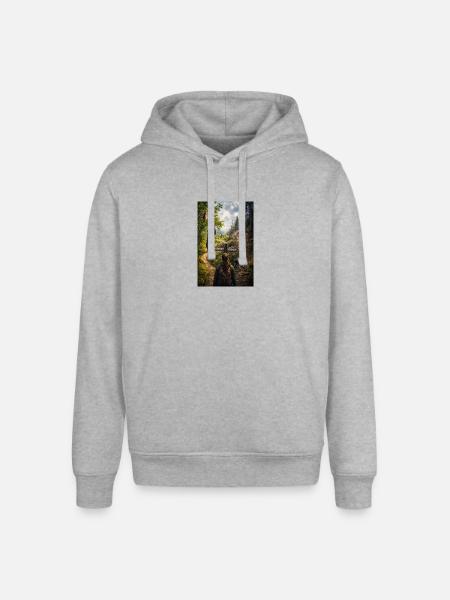 Choose the bear - Stanley/Stella Sounder Side Pocket Hoodie - heather gray