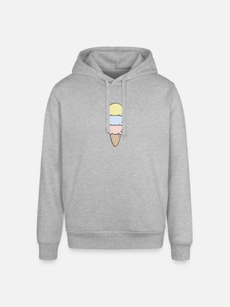 Sweet Dreams and Good Days - Stanley/Stella Sounder Side Pocket Hoodie - heather gray