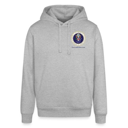 The People's Seal with blue url - Stanley/Stella Sounder Side Pocket Hoodie