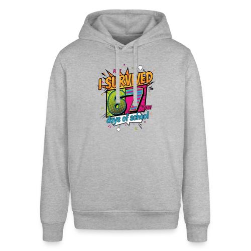 I Survived 67 Days of School T-Shirt – Funny Teach - Stanley/Stella Sounder Side Pocket Hoodie