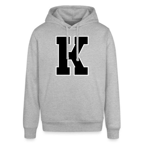 Varsity Letter K Collegiate Font Design - Stanley/Stella Sounder Side Pocket Hoodie