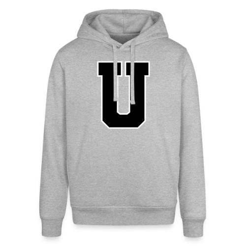 Varsity Letter U Collegiate Monogram - Stanley/Stella Sounder Side Pocket Hoodie