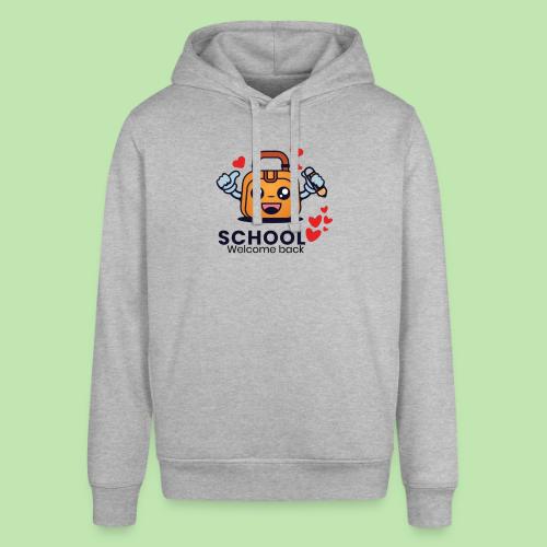 first day of school outfit- school Welcome back - Stanley/Stella Sounder Side Pocket Hoodie