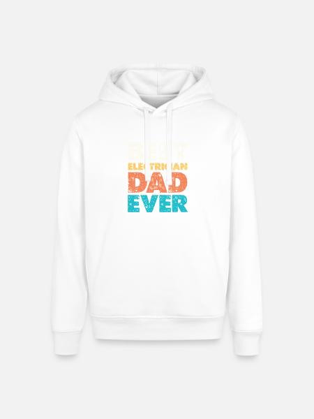 Best Electrician Dad Ever - Stanley/Stella Sounder Side Pocket Hoodie -