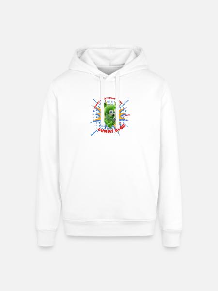 Funny Lucky Gummy Bear - Stanley/Stella Sounder Side Pocket Hoodie - black