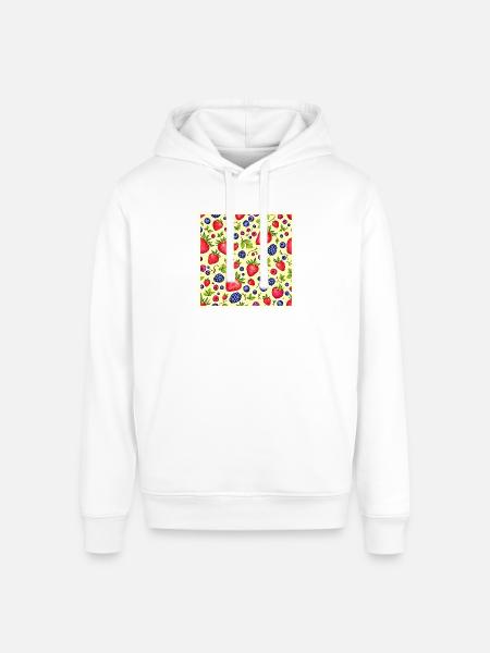 Mixed Berry Seamless Pattern - Stanley/Stella Sounder Side Pocket Hoodie -
