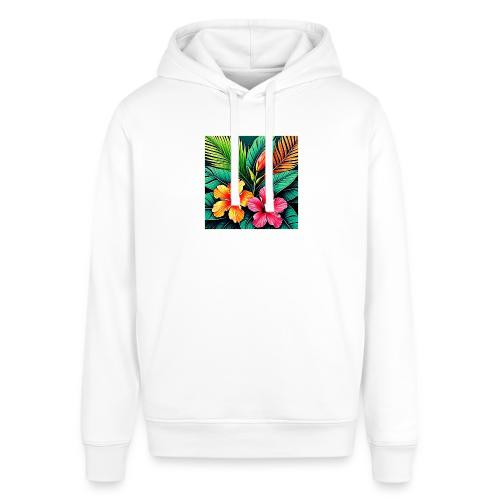 Tropical Hibiscus Bloom Art - Stanley/Stella Sounder Side Pocket Hoodie