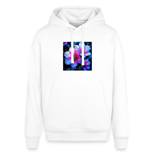 Neon Bloom Flower Magic Glow Design - Stanley/Stella Sounder Side Pocket Hoodie