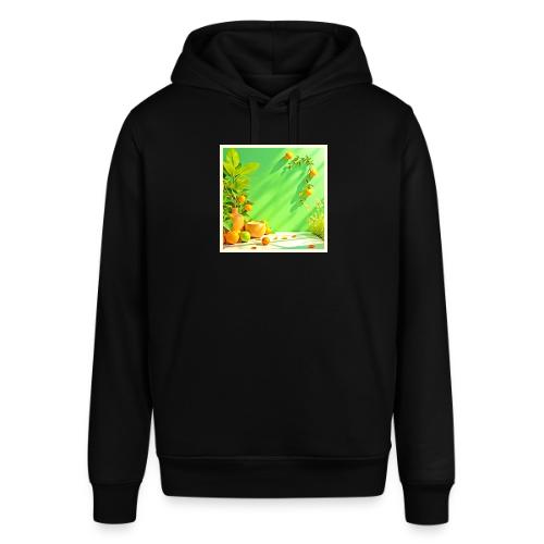 Vibrant Orange Green Still Life Design - Stanley/Stella Sounder Side Pocket Hoodie