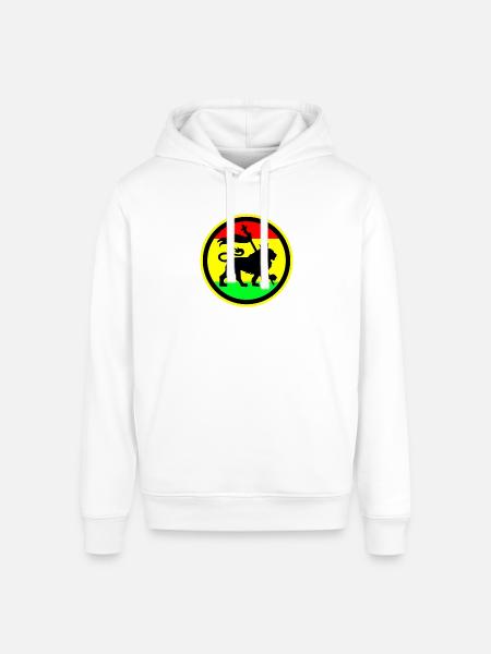 Rasta Lion - Stanley/Stella Sounder Side Pocket Hoodie - black