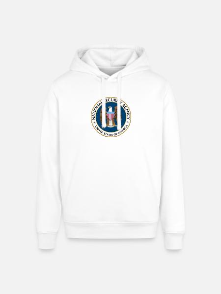 National Security Agency Logo - Stanley/Stella Sounder Side Pocket Hoodie - black