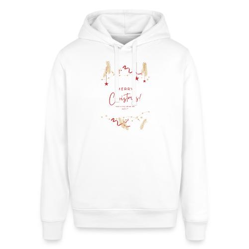 Merry Christmas Typography Design - Stanley/Stella Sounder Side Pocket Hoodie