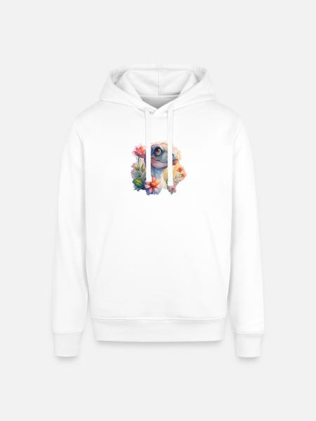 Prehistoric Florals - Stanley/Stella Sounder Side Pocket Hoodie -