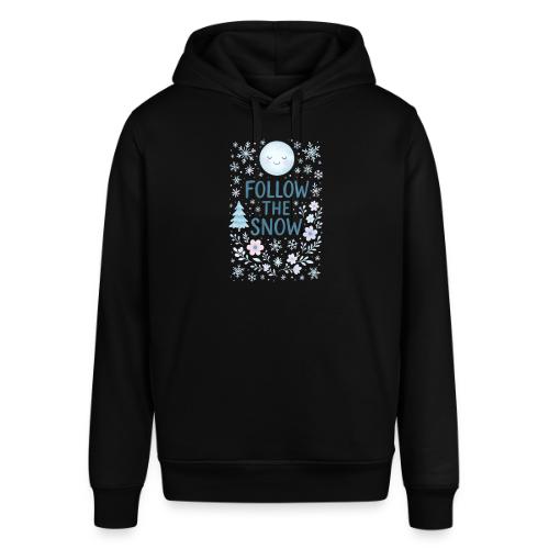 Follow the Snow – Cozy Winter Watercolor - Stanley/Stella Sounder Side Pocket Hoodie