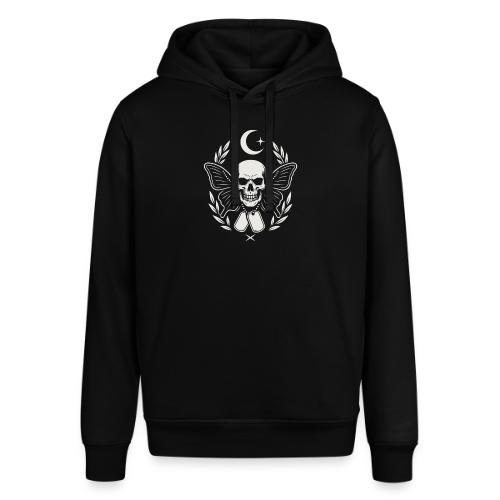 Skull butterfly dog tags - Stanley/Stella Sounder Side Pocket Hoodie