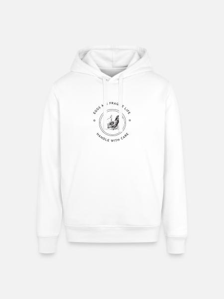 Eggs_Are_Fragile_Life - Stanley/Stella Sounder Side Pocket Hoodie -