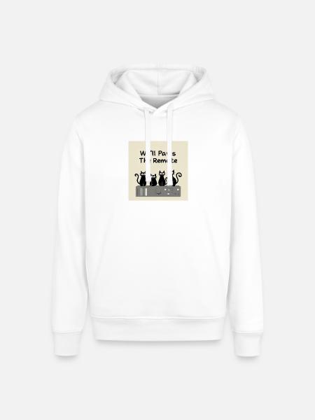 Paws The Remote TV - Stanley/Stella Sounder Side Pocket Hoodie -