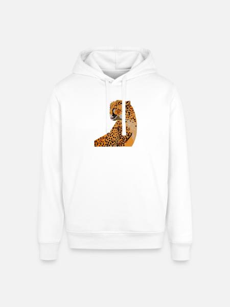 Cheetah - Stanley/Stella Sounder Side Pocket Hoodie - black
