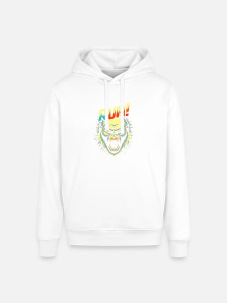 RUN! – Screaming Yeti Face - Stanley/Stella Sounder Side Pocket Hoodie -