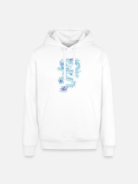 chinese dragon - Stanley/Stella Sounder Side Pocket Hoodie - black