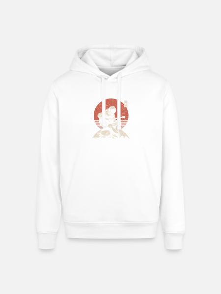 Astronaut Guitar on Lunar Sunset - Stanley/Stella Sounder Side Pocket Hoodie -