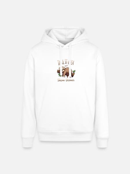 Sloth Take It Easy - Stanley/Stella Sounder Side Pocket Hoodie -