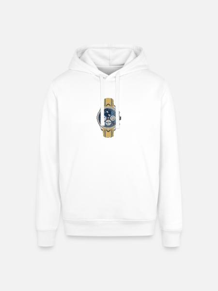 Moonphase Chrono Blue Dial Watch - Stanley/Stella Sounder Side Pocket Hoodie -