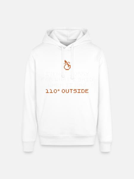 I'm Not Sorry - Stanley/Stella Sounder Side Pocket Hoodie -