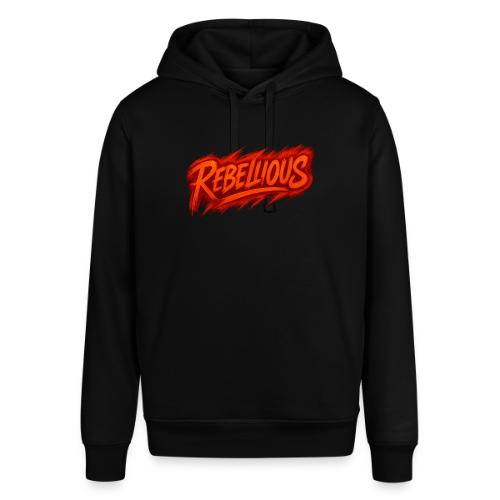 Rebellious Graffiti Neon Orange Streetwear T-Shirt - Stanley/Stella Sounder Side Pocket Hoodie