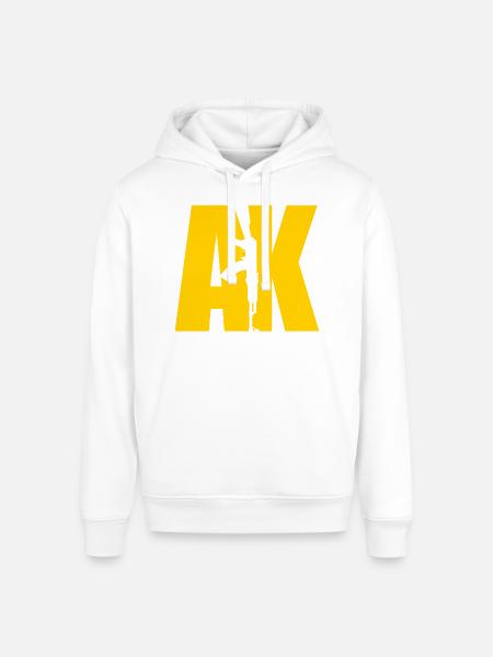 AK47 YELLOW - Stanley/Stella Sounder Side Pocket Hoodie - black