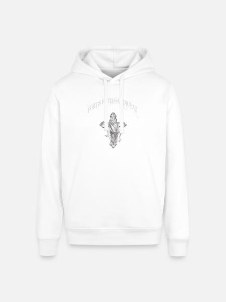 Fortis Fortuna Adiuvat - Cross and Hand Tattoo - Stanley/Stella Sounder Side Pocket Hoodie - black