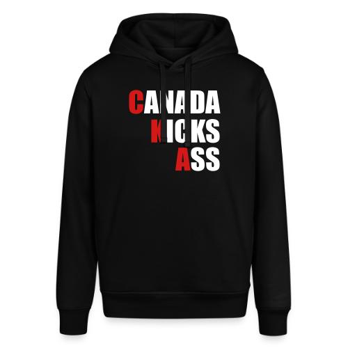 Canada Kicks Ass Vertical - Stanley/Stella Sounder Side Pocket Hoodie