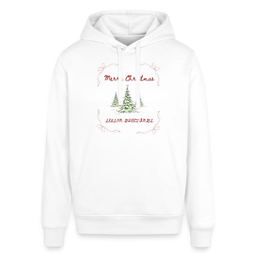 Beautiful Green Christmas Tree Graphic - Stanley/Stella Sounder Side Pocket Hoodie