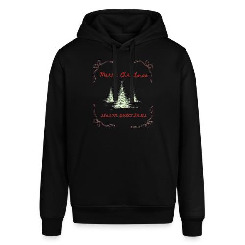 Beautiful Green Christmas Tree Graphic - Stanley/Stella Sounder Side Pocket Hoodie