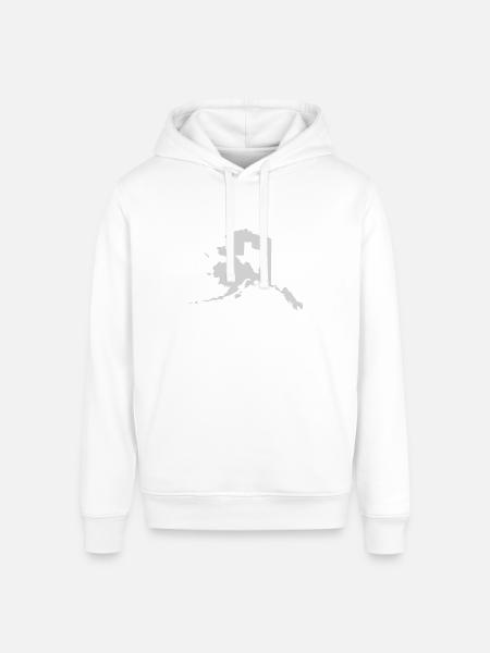 Alaska Is Bigger Than Texas, Isn't Texas Cute? - Stanley/Stella Sounder Side Pocket Hoodie - black