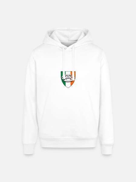 Irish Hooligan Crest vintage distressed look - Stanley/Stella Sounder Side Pocket Hoodie - black